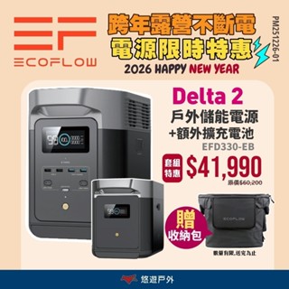 【EcoFlow】Delta 2 戶外儲能電源 額外擴充電池 EFDT2-EB 移動電池 額外電池 車露 悠遊戶外