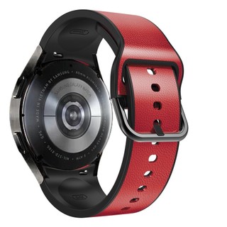SAMSUNG三星 Galaxy Watch 7 6 5 4 Classic 43mm 47mm 矽膠 貼皮 錶帶