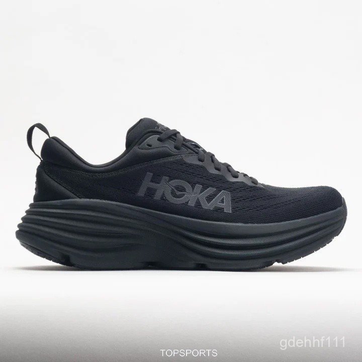 日本代購Hoka One One Bondi 8 1127954/BBLC 寬楦 全黑 厚底增高 男女同款 SZFR