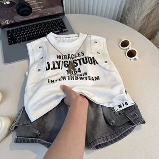 【歐寶童裝鋪】夏季男童套裝夏薄款兒童衣服男孩酷帥童裝夏裝寶寶夏季潮帥氣時髦童裝