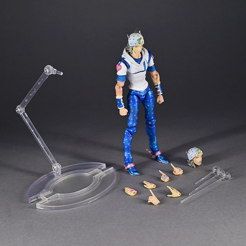 JOJO的奇妙冒險喬斯達 白色 可動JOJO喬納森·喬斯達 飆馬野郎喬斯達 關節可動 白色喬納森 可動模型擺件公仔