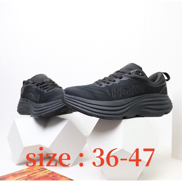 HOKA Bondi 8 男女專業氣墊跑鞋,大碼運動鞋 36-47 碼