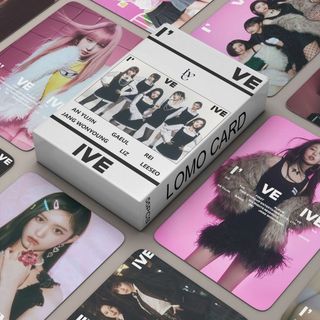 臺灣發貨🌈55張IVE新專I've IVE 2023專輯自制卡片Kitsch 張元英 安宥真小卡
