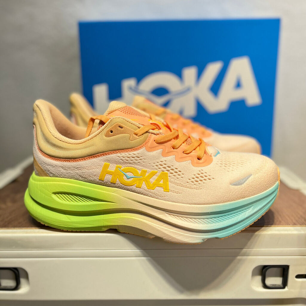 HOKA BONDI 9 男女公路跑鞋輕便緩震防滑運動鞋