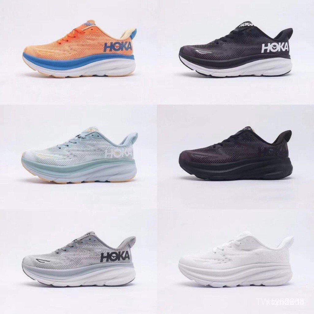 2026 Hoka Clifton 9透氣輕便跑鞋 - 時尚耐磨男女運動鞋 5BR0