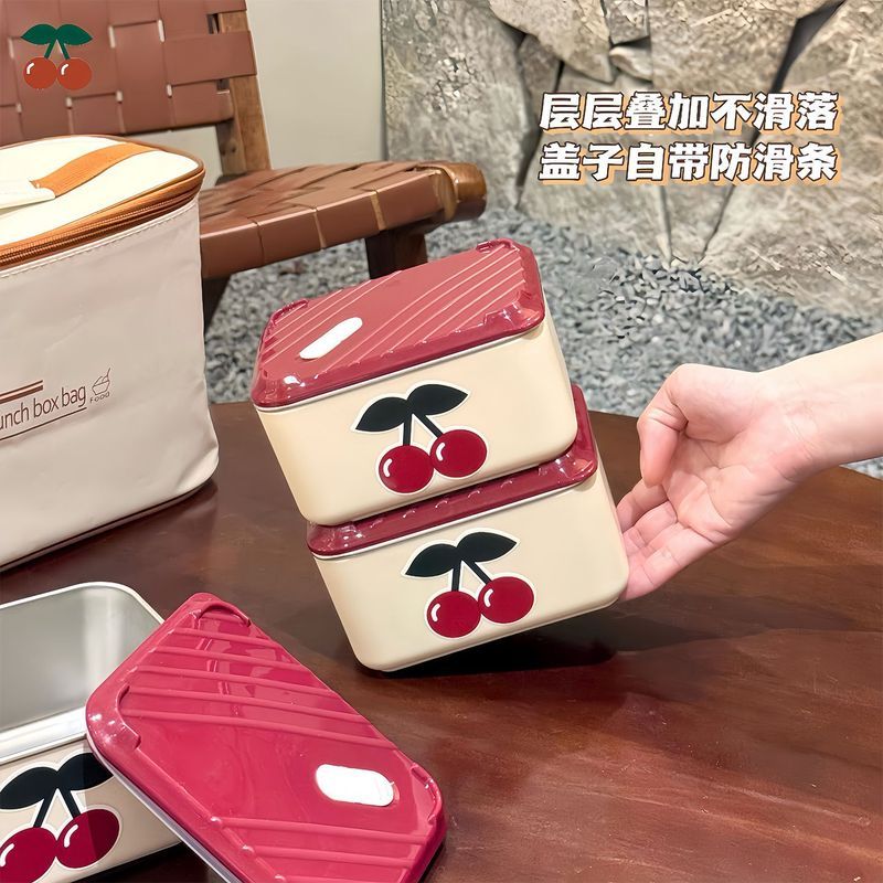夏季上新  小巧316不鏽鋼多層保鮮飯盒便當盒微波爐加熱分體餐盒水果沙拉碗