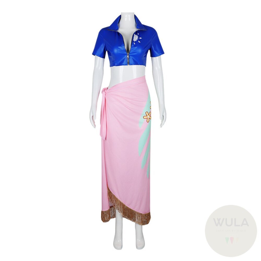 航海王-妮可羅賓(藍皮衣款) 台灣發票 WULA烏拉 羅賓衣服 海賊王衣服 海賊王羅賓衣服  妮可羅賓羅上衣 妮可羅賓長