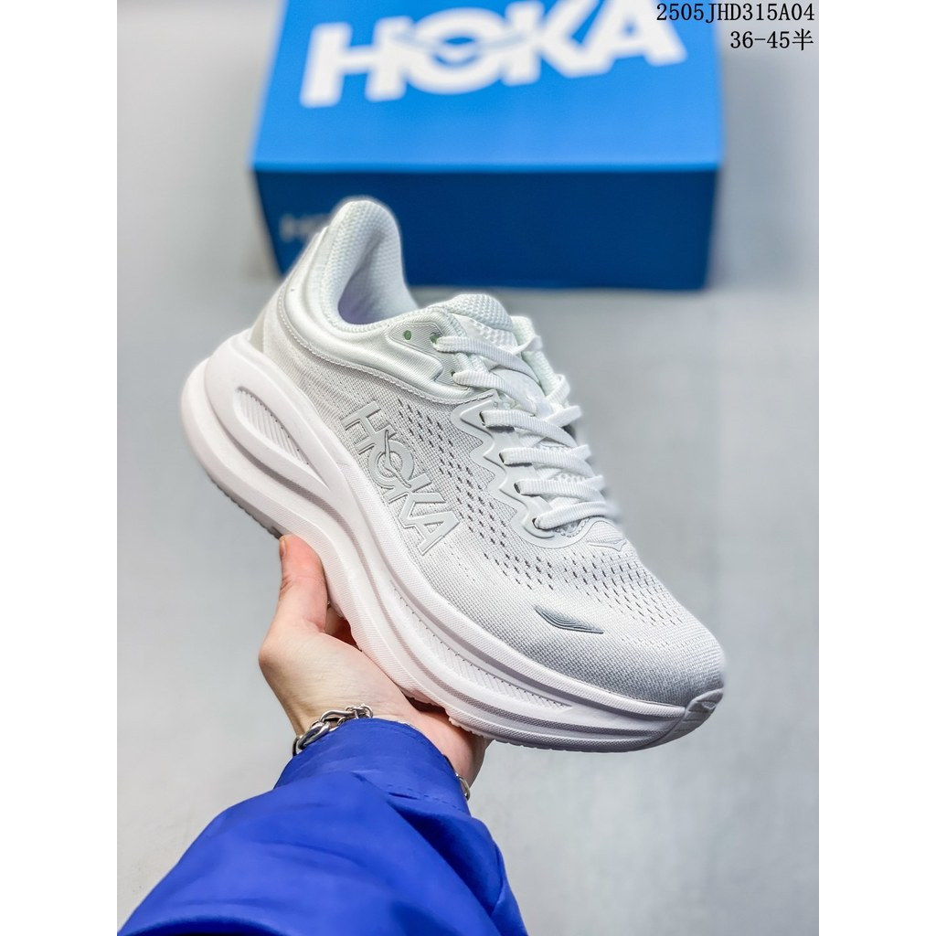 Hoka Bondi 9 減震賽車跑鞋時尚耐磨運動鞋男女同款HR3F