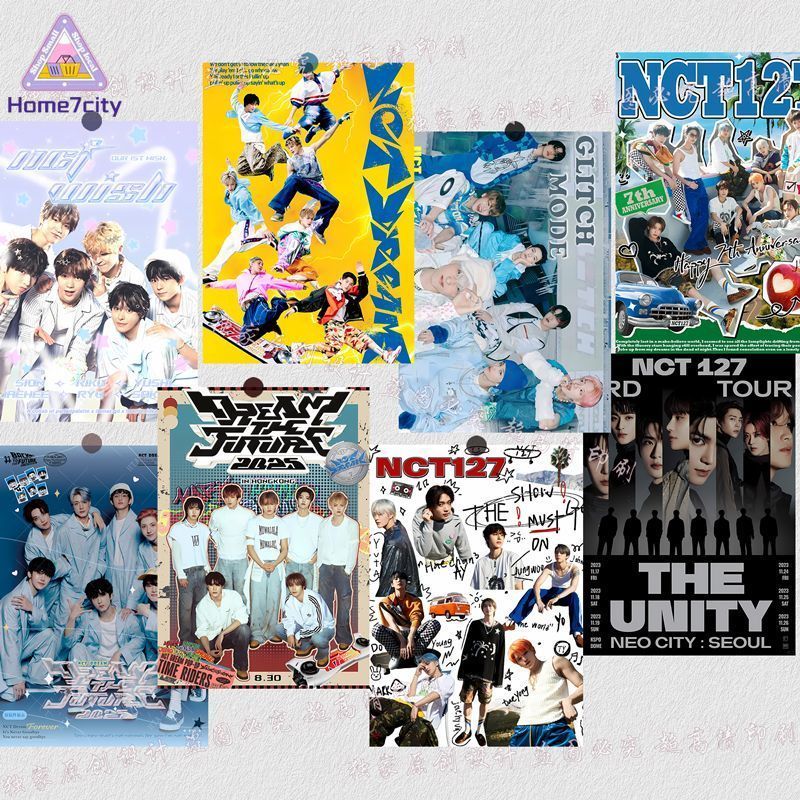 現款免運🔥NCT周邊 愛豆周邊 NCT全員A4海報臥室宿舍周邊房間裝飾牆貼 明星周邊