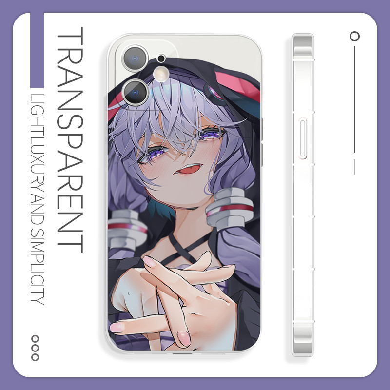 結月緣帥氣俯視手機殼oppok10全包二次元蘋果15pro適用於14小米12vivox60軟紅米note13榮耀90IQ