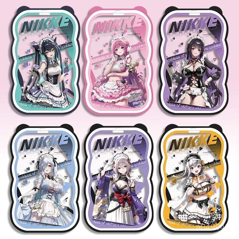 『勝利女神：妮姬』妮姬 勝利女神 週邊 二次元新款日係少女波浪卡套勝利女神NIKKE桃樂絲妮姬週邊飯卡套 JSFF