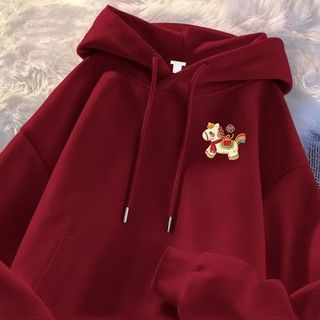 台灣現貨 2026馬年衣服 馬年上衣 過年衣服 拜年上衣 本命年帽t 帽t 連帽大學t 大學帽t 帽t女 情侶帽t 帽t