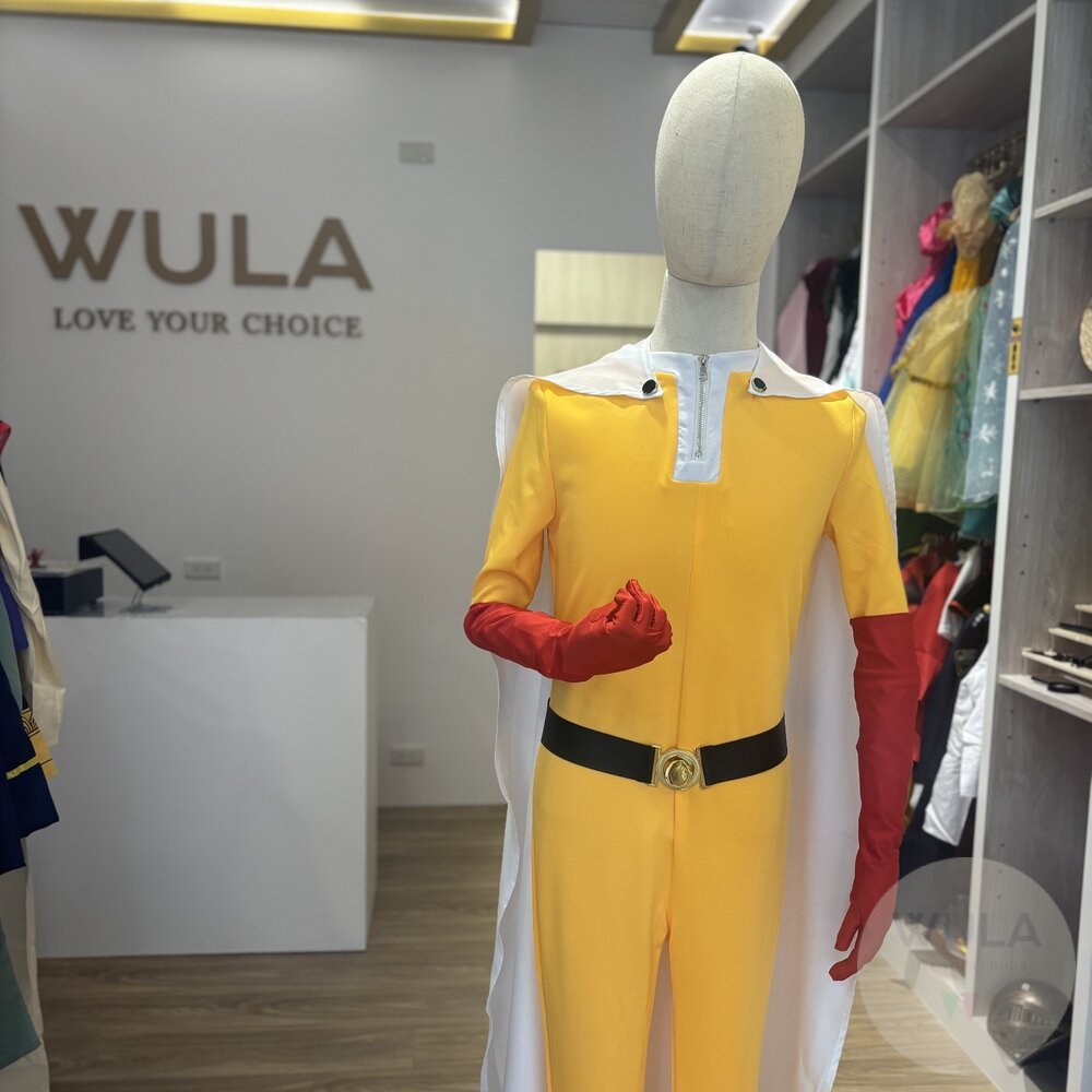一拳超人-埼玉 隔日到貨 台灣現貨發票 WULA烏拉 一拳超人 動漫卡通服裝 日本動漫衣服 一擊男 一擊超人 埼玉 一拳
