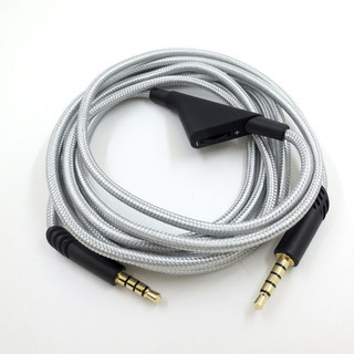 適用於羅技Astro A10 A40 A30編織耳機線滑輪調音音頻線
