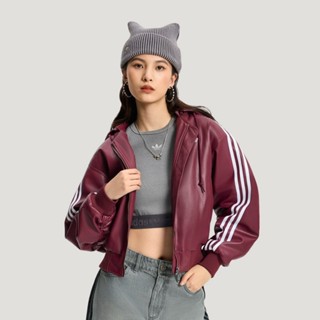 ADIDAS W PLEATHER JKT 女 羽絨外套 KU6858