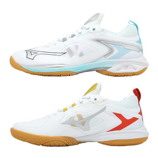 Mizuno 羽球鞋 Wave Claw Neo 3 寬楦 男女鞋 白 膠底 羽排鞋 [ACS] 71GA2473-34