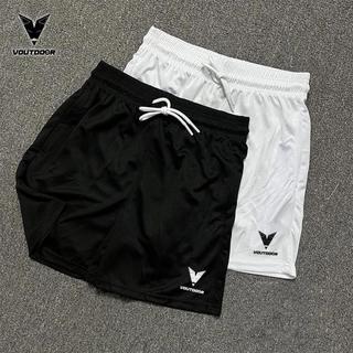 【運動短褲】男短褲 VOUTDOOR籃球短褲刺繡男速幹運動跑步寬鬆休閒夏訓練健身透氣四分