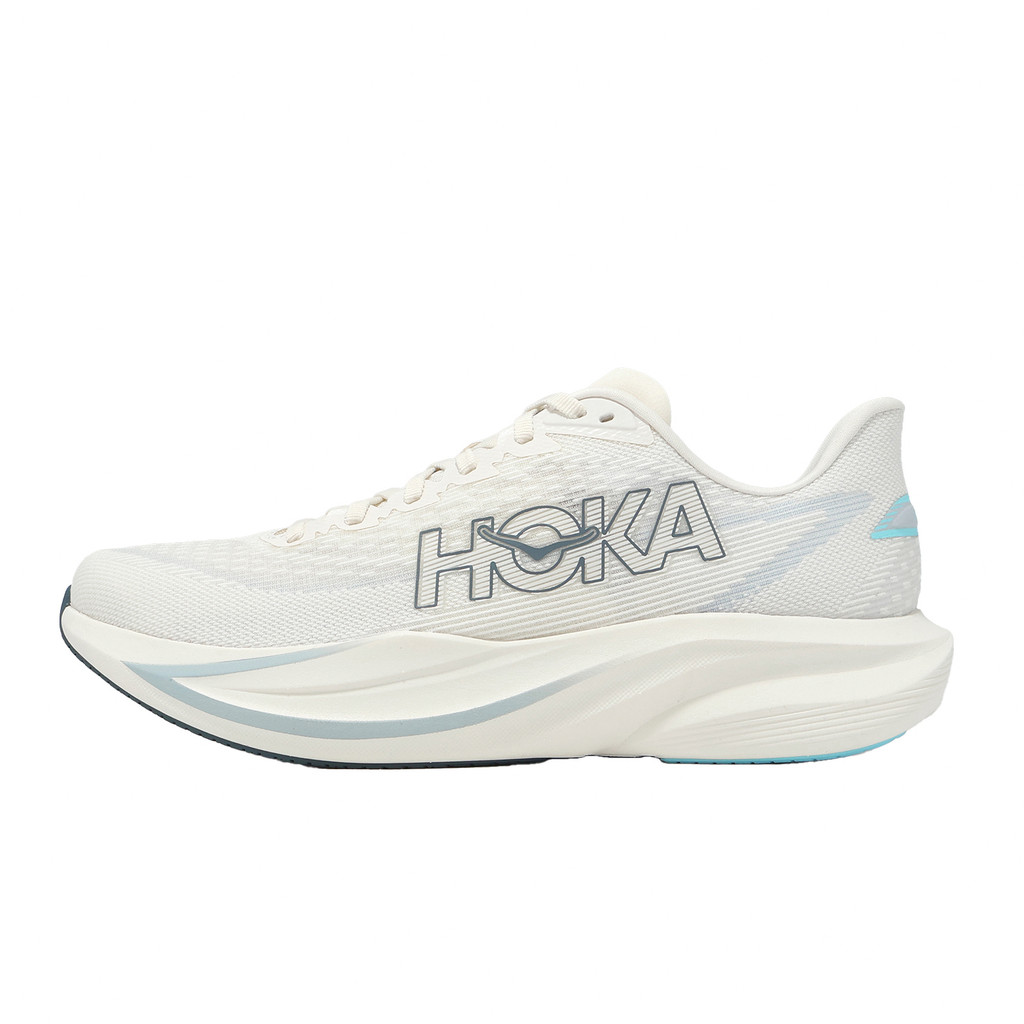 Hoka 競速跑鞋 Mach 7 男鞋 雪岩白 晴空藍 訓練 回彈 運動鞋 馬拉松 1171904ASRN [ACS]