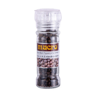 macro天然黑胡椒粒調味研磨罐/ 50g eslite誠品