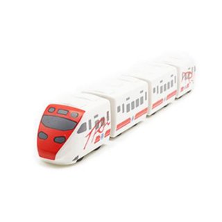 臺鐵普悠瑪自強號列車 TEMU2000型 鐵支路4節迴力小列車 迴力車 火車玩具 QV060T1 TR臺灣鐵道
