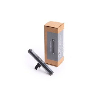 hoi!LAB實驗室-長形車用香氛扣套組-(鐵灰款)
