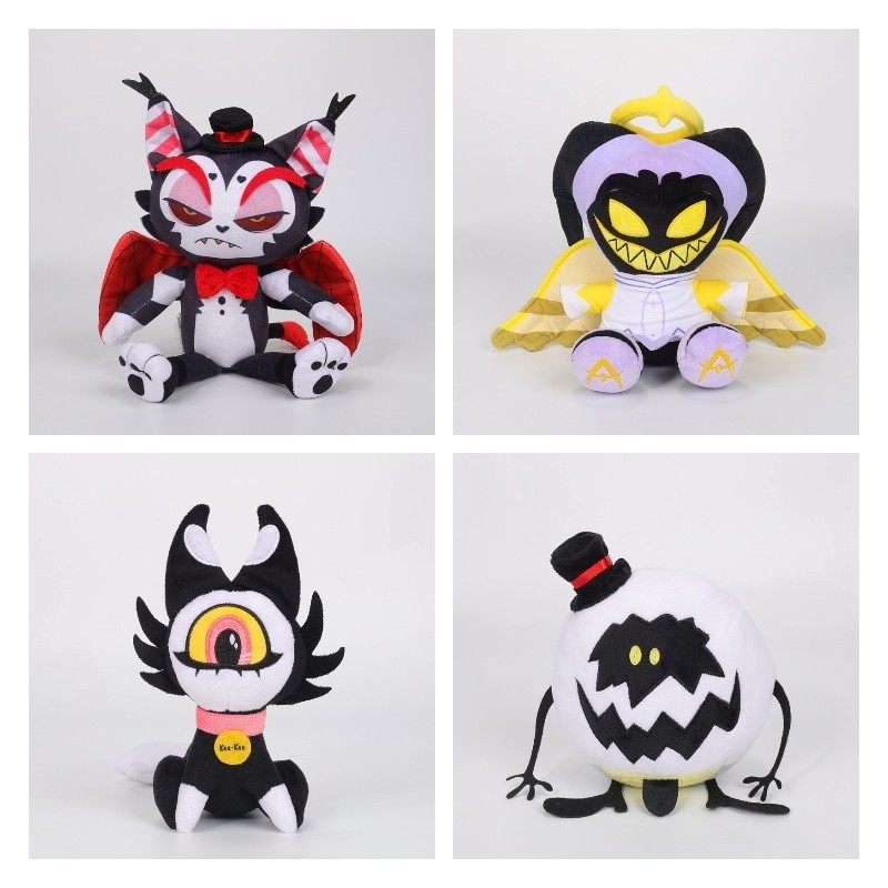JAMXUN Hazbbin 酒店天使動漫毛絨公仔查理晨星陰道剋星毛絨吉祥物男孩女孩軟玩偶成人兒童