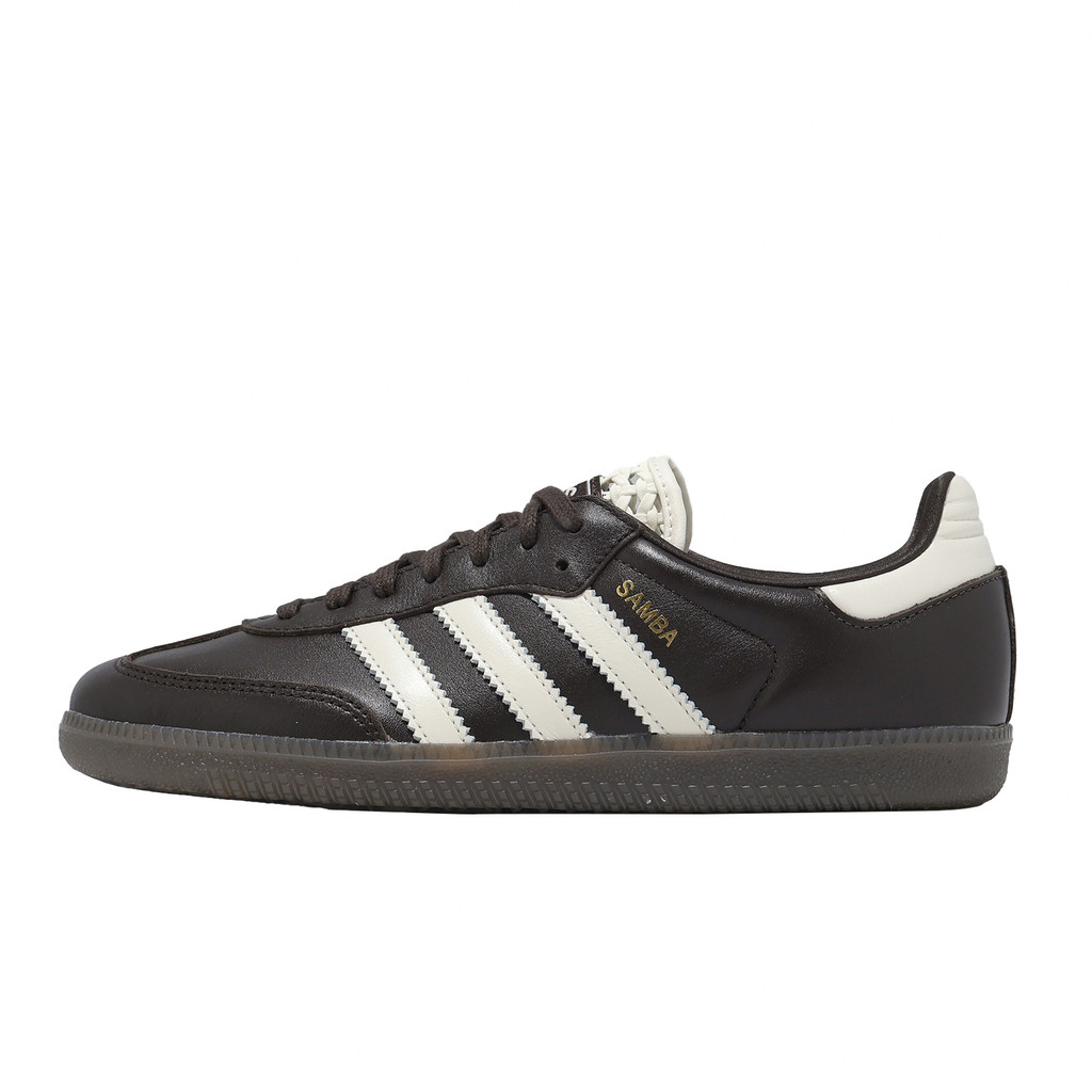 adidas 愛迪達 休閒鞋 Samba OG W 女鞋 棕 米白 復古 皮革 德訓鞋  IH3982 [ACS]