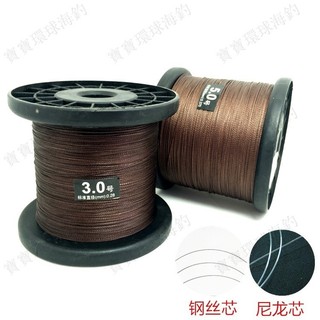 【防磨耐咬】大力馬包鋼絲芯PE線 3/4/5/6/8號 海釣 強拉力 耐磨 耐咬 pe線 shimano pe線 釣魚線