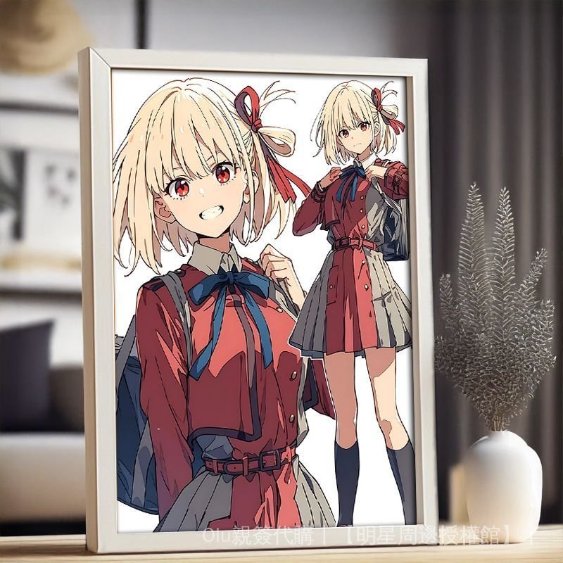 ✨免運✨井之上瀧奈 動漫週邊 井之上瀧奈動漫人物擺件簡約相框桌麵式擺臺裝飾創意精緻禮物臺麵 CFN2