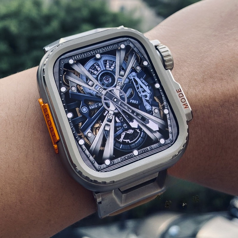 鈦合金 秒變Ultra 保護殼 適用 Apple Watch 11 10 9 8 7 SE 金屬錶殼 42mm 46mm