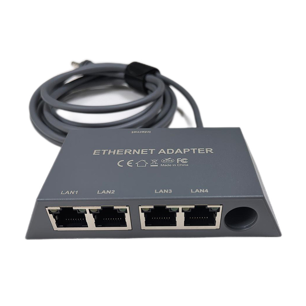 適用於 Starlink Gen3/Mini 以太網適配器,帶 4 個 RJ45 端口的多端口 Starlink 以太網