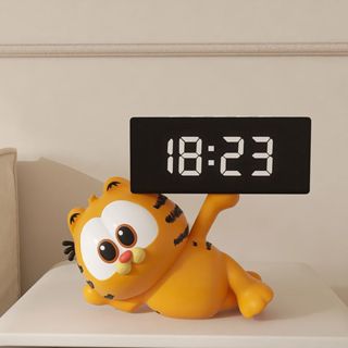 創意加菲貓電子時鐘 數字時鐘 電子時鐘 鬧鐘 學習時鐘 加菲貓電子時鐘 時鐘 鬧鐘