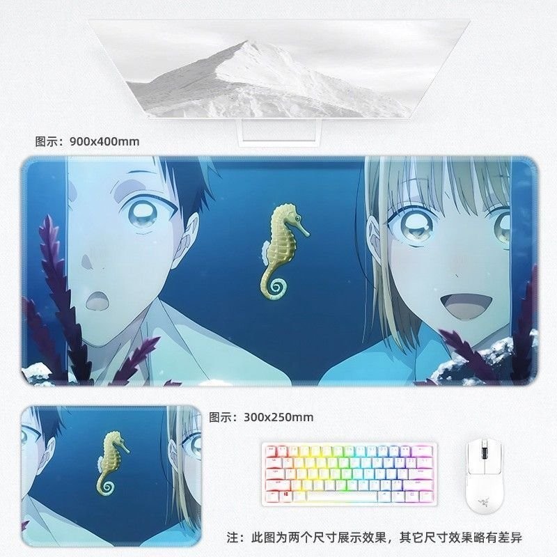 🌸限時免運🌸青春之箱週邊 青春之箱 青之箱 青之箱超大號加厚鼠標墊5mm家用辦公可愛可水洗電腦桌墊便攜 GSCY