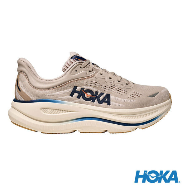 Hoka Bondi 9 Wide 1162013-SCCG 男 慢跑鞋 寬楦 跑鞋 路跑 米灰