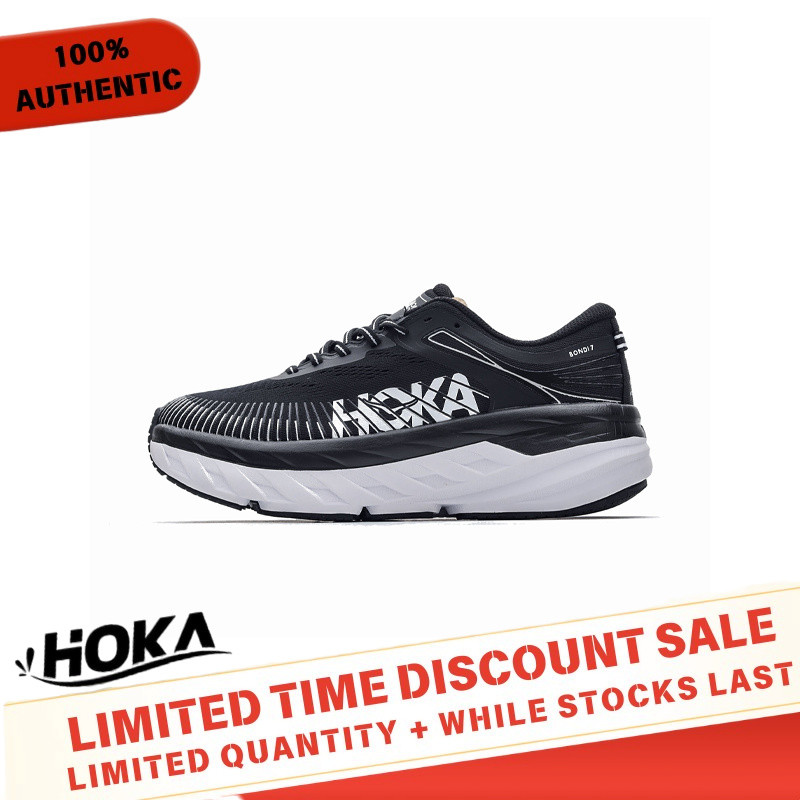 (100% 正品)HOKA ONE ONE BONDI 7 運動鞋 1110519BWHT 限時優惠特賣 - 5 年保修