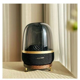 桃園出貨 Harman Kardon Aura 4/5 琉璃4/5專用 黑胡桃木櫻桃木音響底座 適用3/4/5代防震底座
