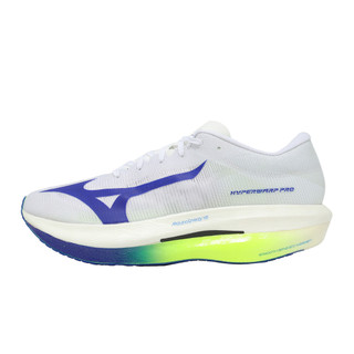 Mizuno 美津濃 競速跑鞋 Hyperwarp Pro 男鞋 白 厚底 馬拉松 J1GC2672-01 [ACS]