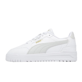 Puma 休閒鞋 Shuffle Downtown 男鞋 女鞋 白 灰 小白鞋 厚底 [ACS] 402596-10