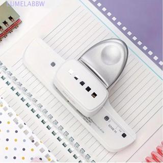 LUMELABBW方形活頁夾打孔器,便攜式便捷省力5孔打孔器,說明書活頁本DIY日記本電動打孔機