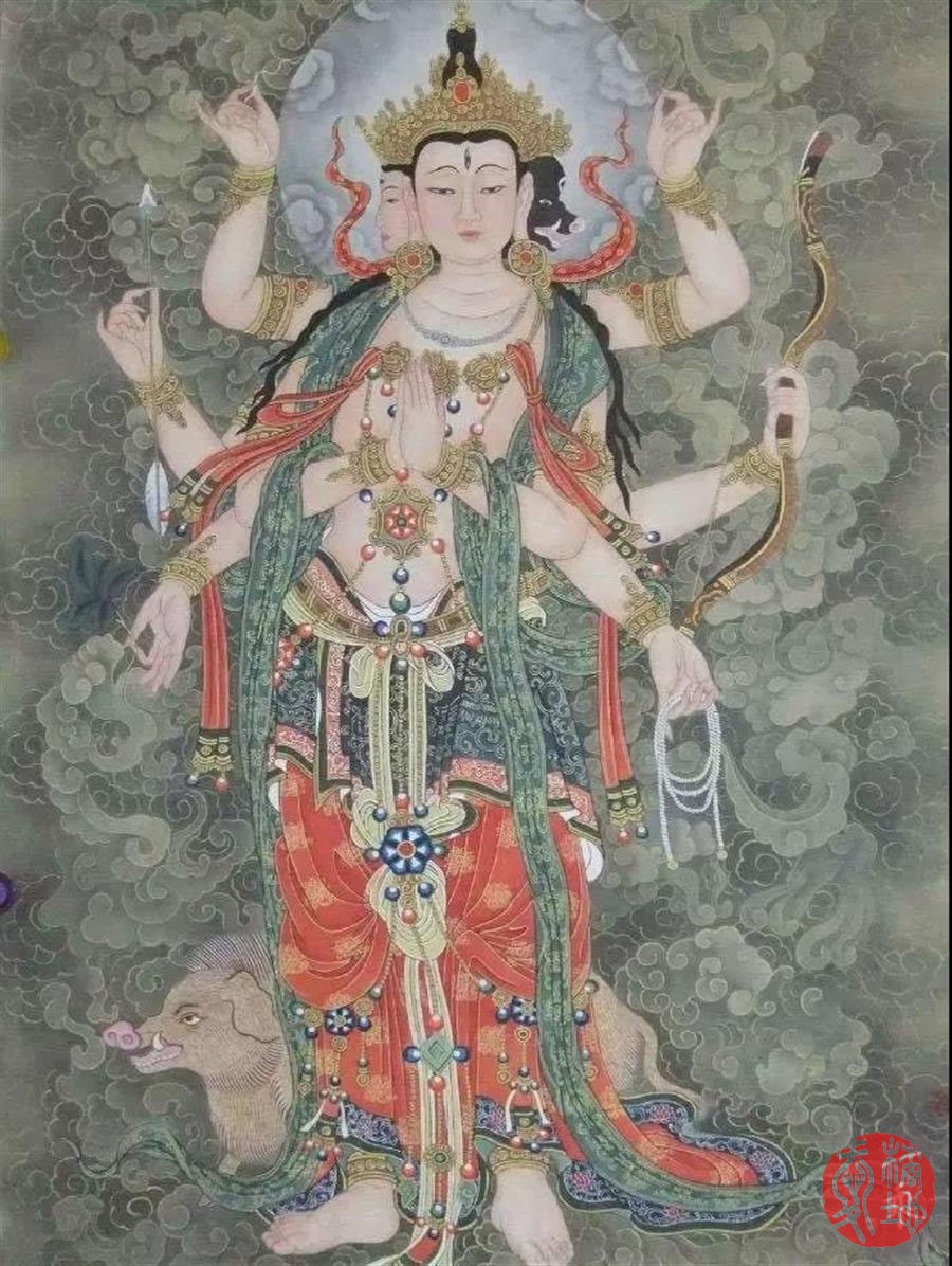 佛說摩利支天菩薩陀羅尼經摩利之天菩薩咒輪法像光明天母具光佛母 露天市集 全台最大的網路購物市集