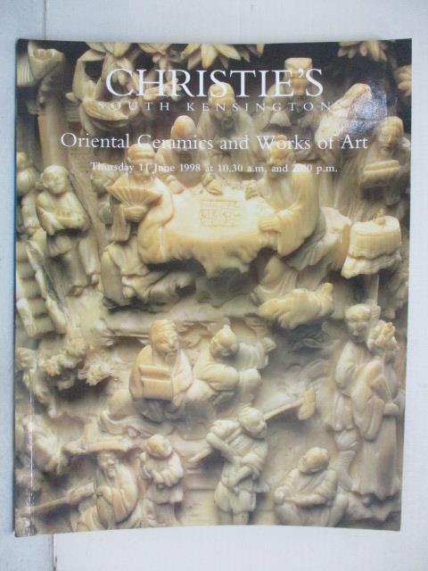 Christie's_Oriental Ceramics and Works of Ar【T7／收藏_OX4】書寶二手書