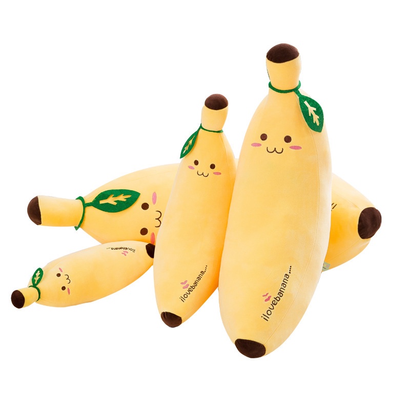 香蕉毛絨玩具軟娃娃枕頭水果兒童生日裝飾品裝飾