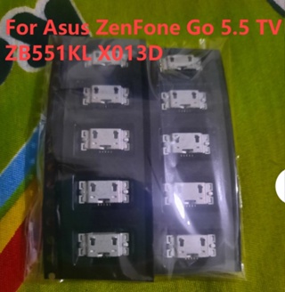 5-30 件適用於華碩 ZenFone Go 5.5 電視 ZB551KL X013D 微型迷你 USB 充電連接器插頭