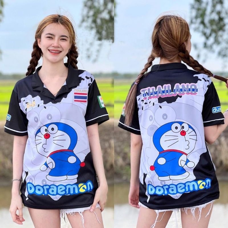 哆啦夢 新品到貨 Jersey Thailand Chang Doraemon 襯衫