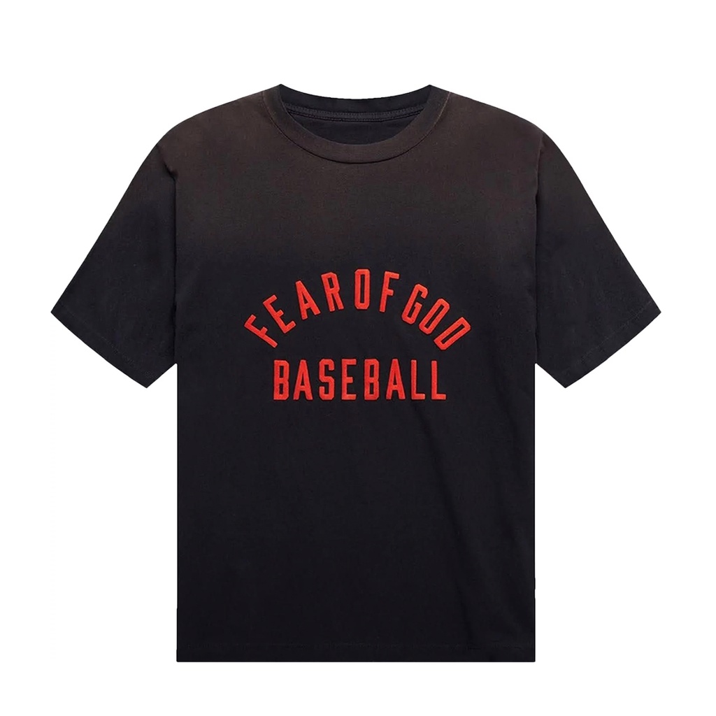 [FLOMMARKET] Fear of God FOG Baseball Tee 植絨紅字 短T