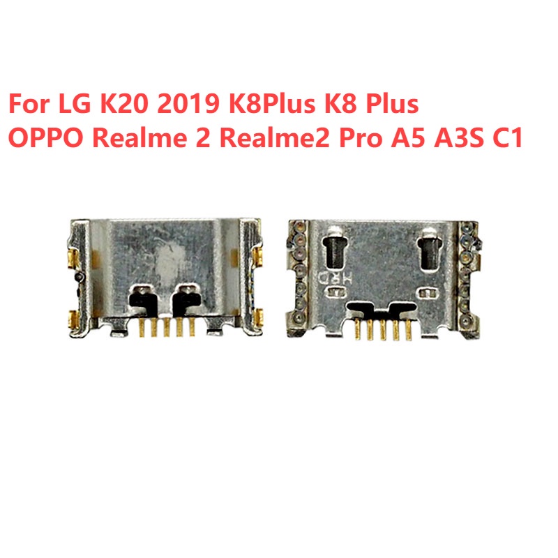 5-50 件 USB 充電器充電端口插頭底座連接器適用於 LG K20 2019 K8Plus K8 Plus OPPO