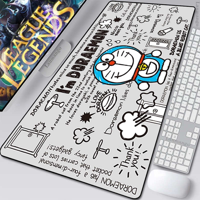 哆啦夢 遊戲筆記本電腦 Doraemon 鼠標墊 Varmilo 地毯鼠標墊 Pc Gamer Valorant 鼠標墊