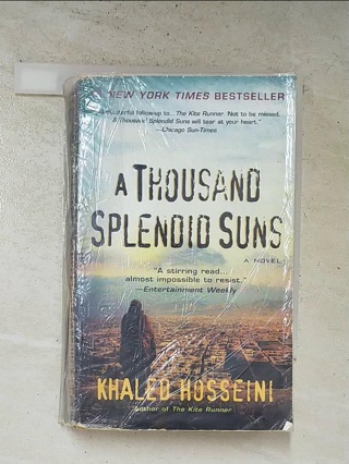 A Thousand Splendid Suns_Khaled Hosseini【T8／原文小說_HYU】書寶二手書