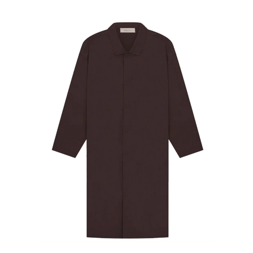 [FLOMMARKET] FOG Essentials 23SS Long Coat Plum 長版教練外套 棕紫色