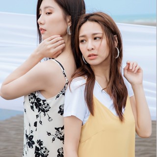 OB嚴選 涼感．冰咖啡紗V領短袖短版上衣 《AB18057》大尺碼/現貨/運動